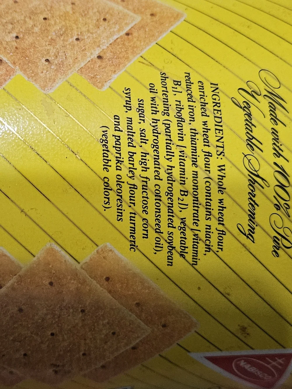 Vintage Wheat Thins Limited Edition Tin 1987